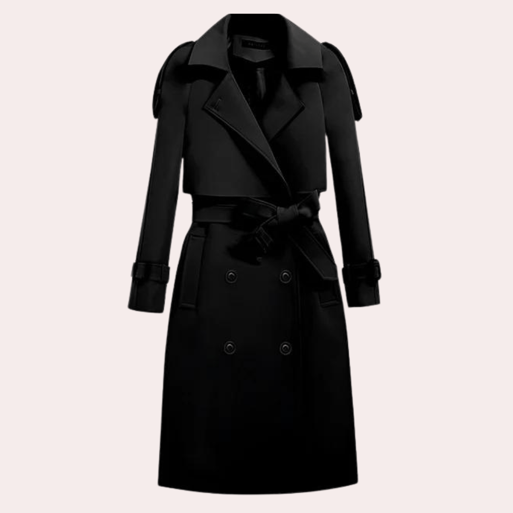 WW | Doppelreihiger Trenchcoat - Taillierter Gürtel - Klassisches Design - Premium-Oberbekleidung