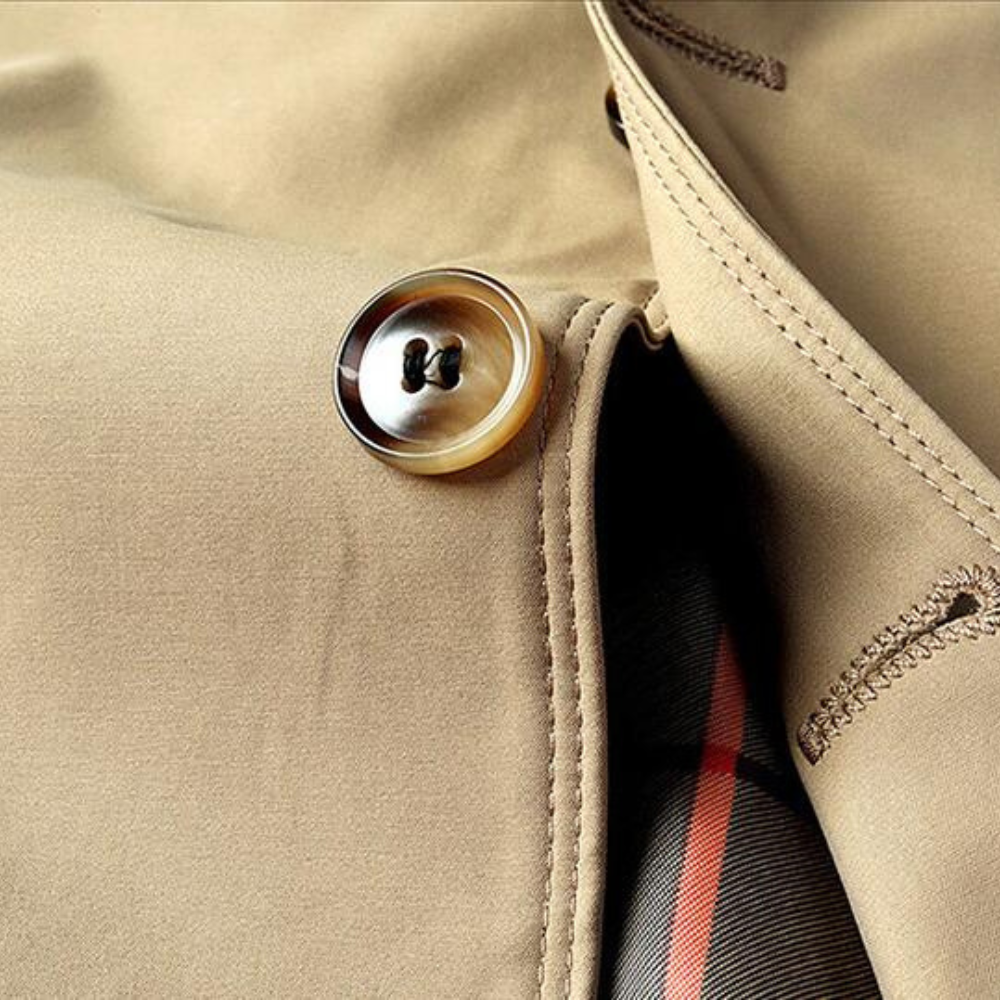 WW | Eleganter Warmer Trenchcoat Für Männer Mit Stil