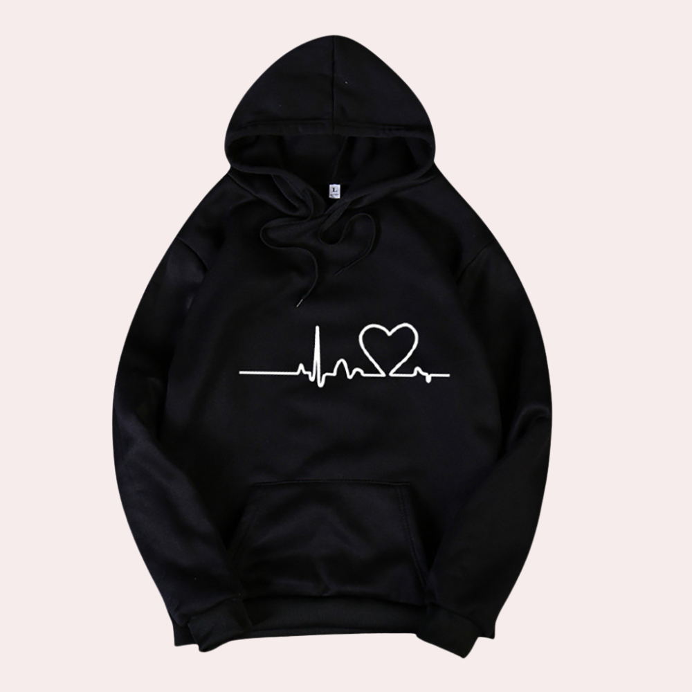 WW | Sehr Bequemer Damen Hoodie mit Kapuze, Der Ein Gemütliches, Minimalistisches Aussehen Verleiht