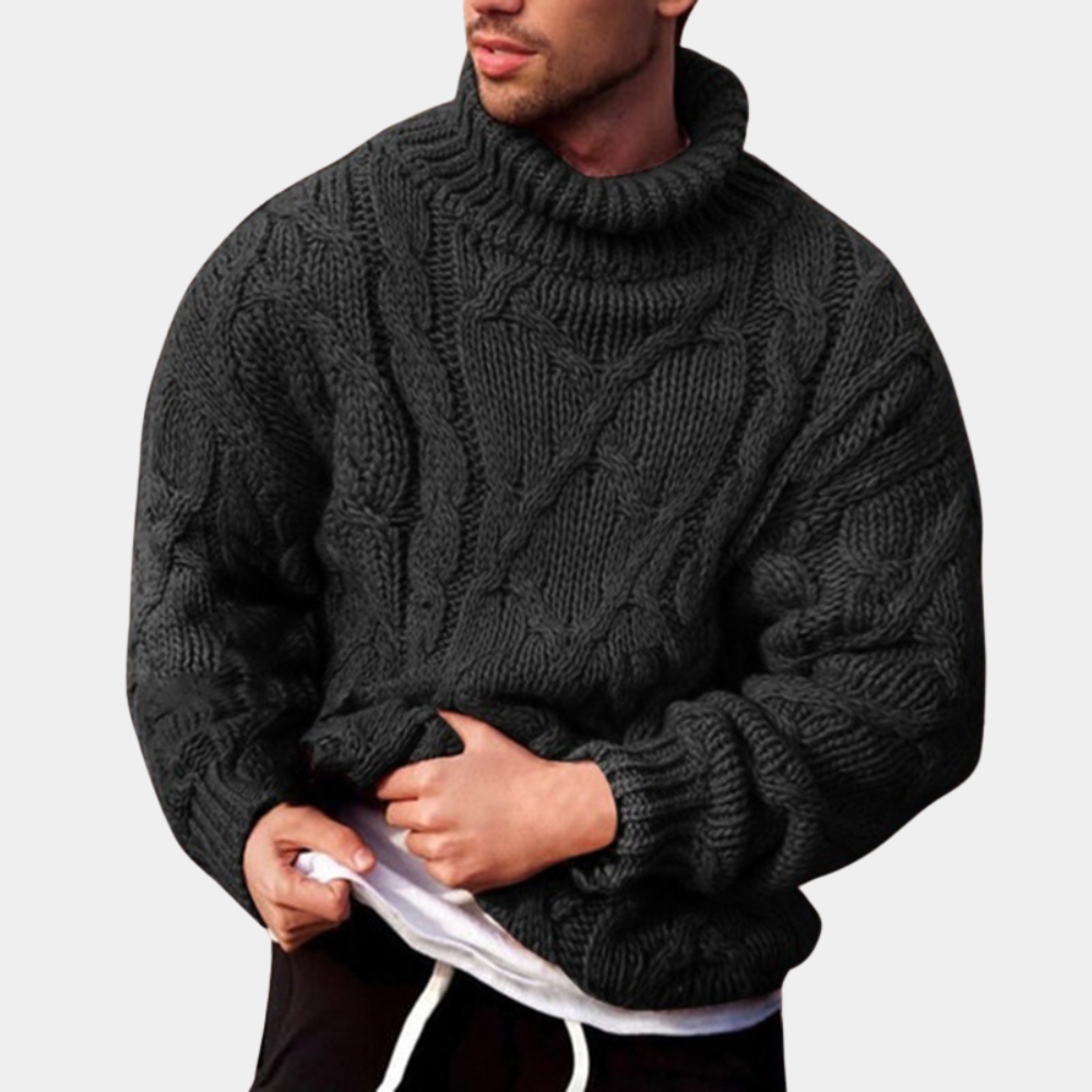 WW | Klassische Warme Herrenstrickjacke Für Komfort