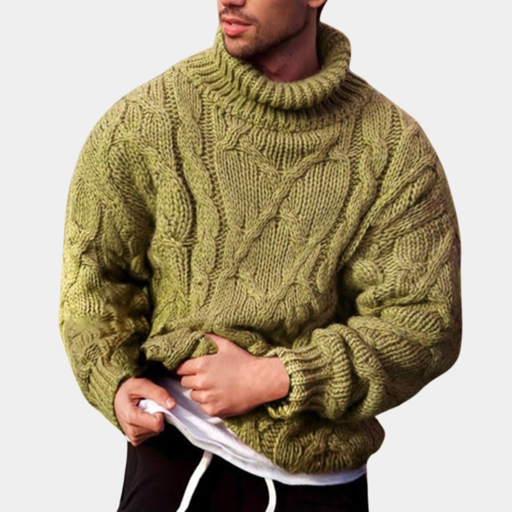 WW | Klassische Warme Herrenstrickjacke Für Komfort