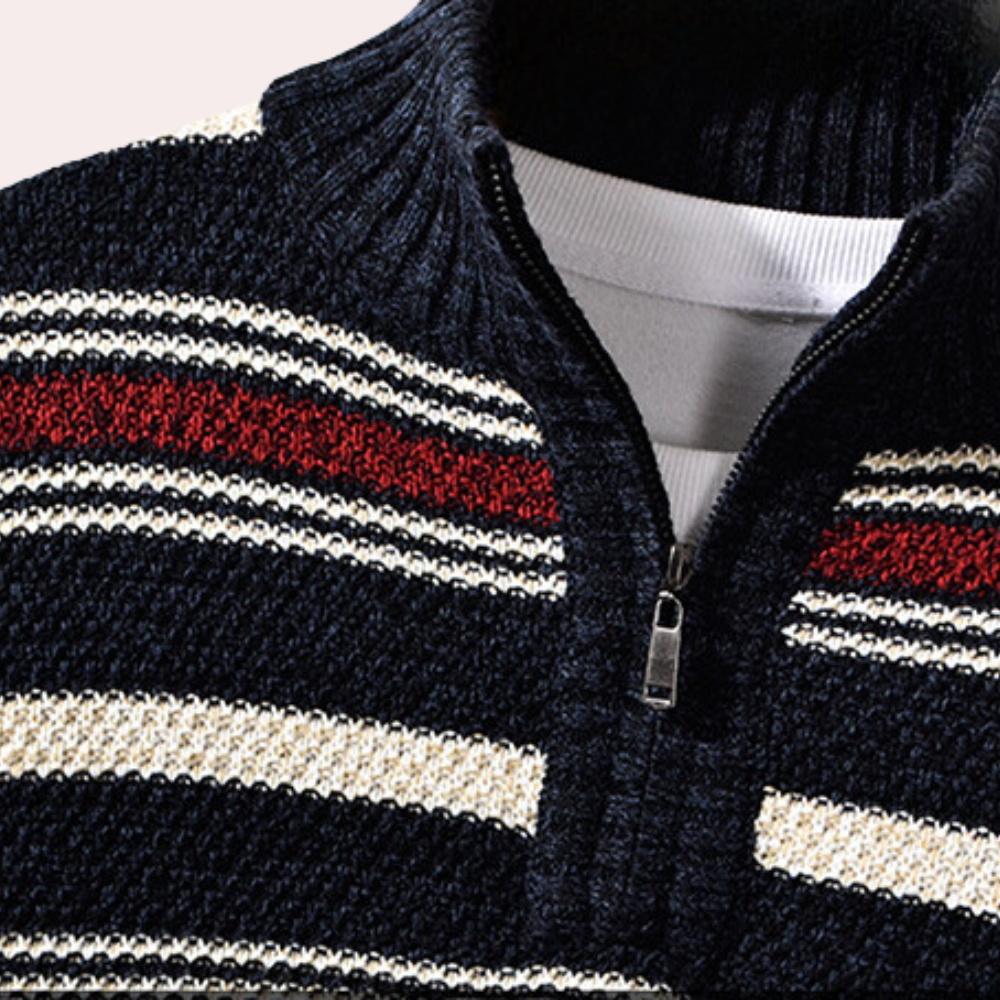 WW | Retro Striped Men's Hoodie