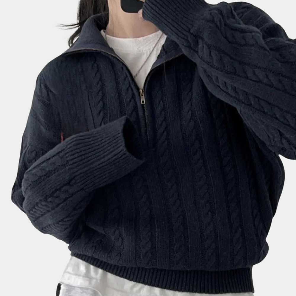 WW | Cable Knit Half-Zip Pullover