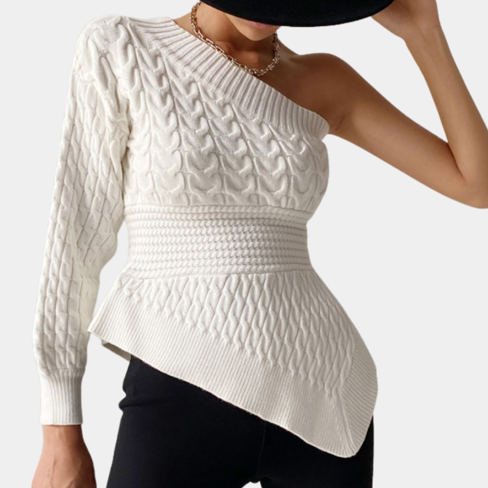 WW | Shoulder Knit Sweater for Women