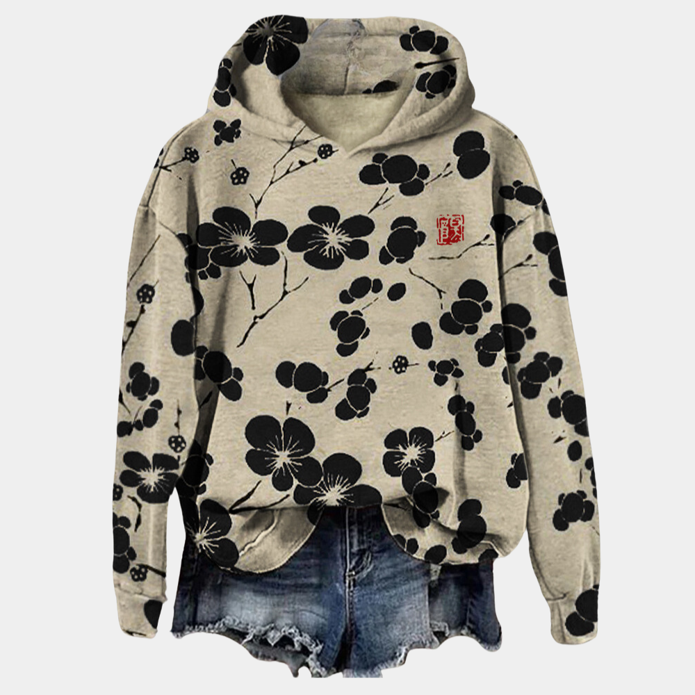 WW | Women's Floral Print Pullover for a Cozy Winter Style