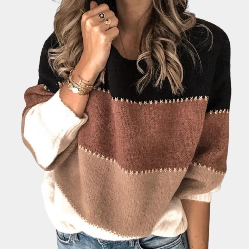 WW | Chic Striped Women's Sweater