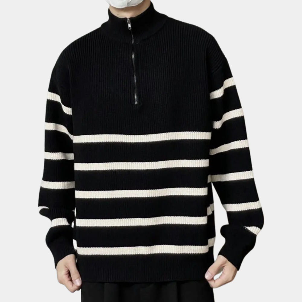 WW | Stylischer, Bequemer Herren Kapuzenpullover mit Reißverschluss