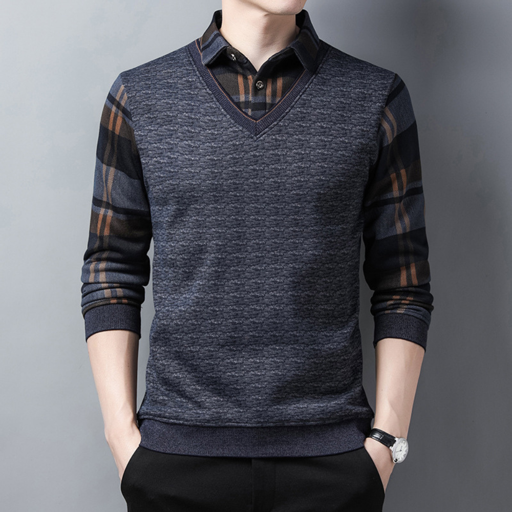 WW | Warme Strickpullover Für Herren Im Winter
