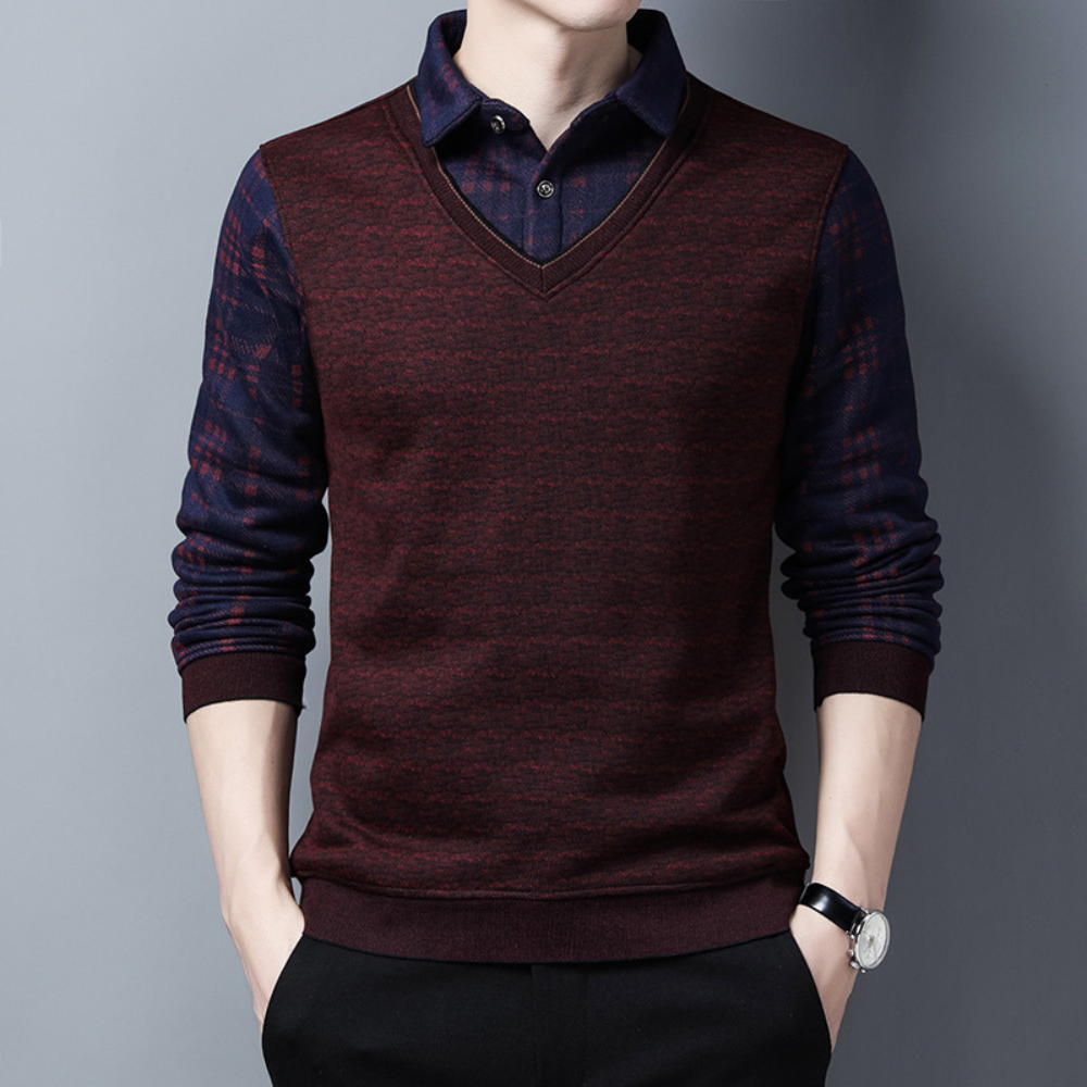WW | Warme Strickpullover Für Herren Im Winter