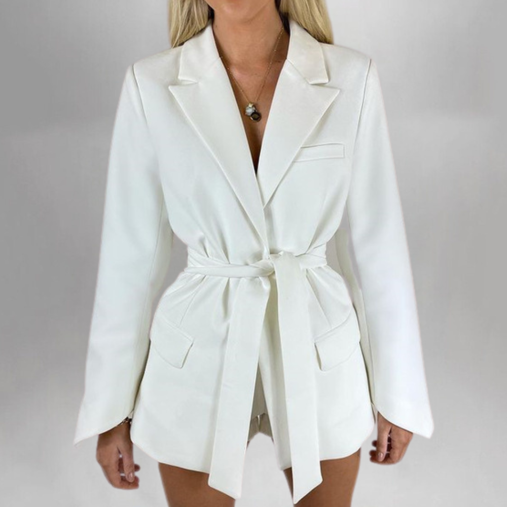 WW | Eleganter Blazer mit Gürtel für Damen