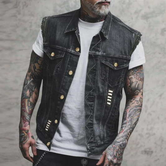 WW | Retro Denim Weste für Herren
