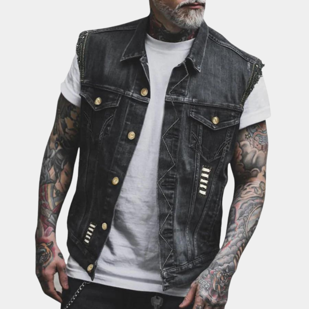 WW | Retro Denim Weste für Herren