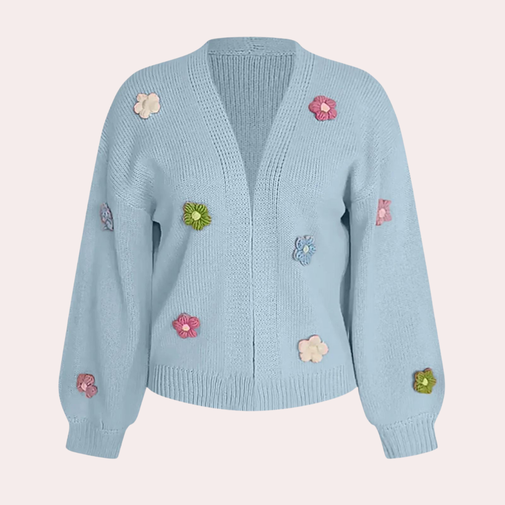 WW | Elegant Floral Pattern Cardigan