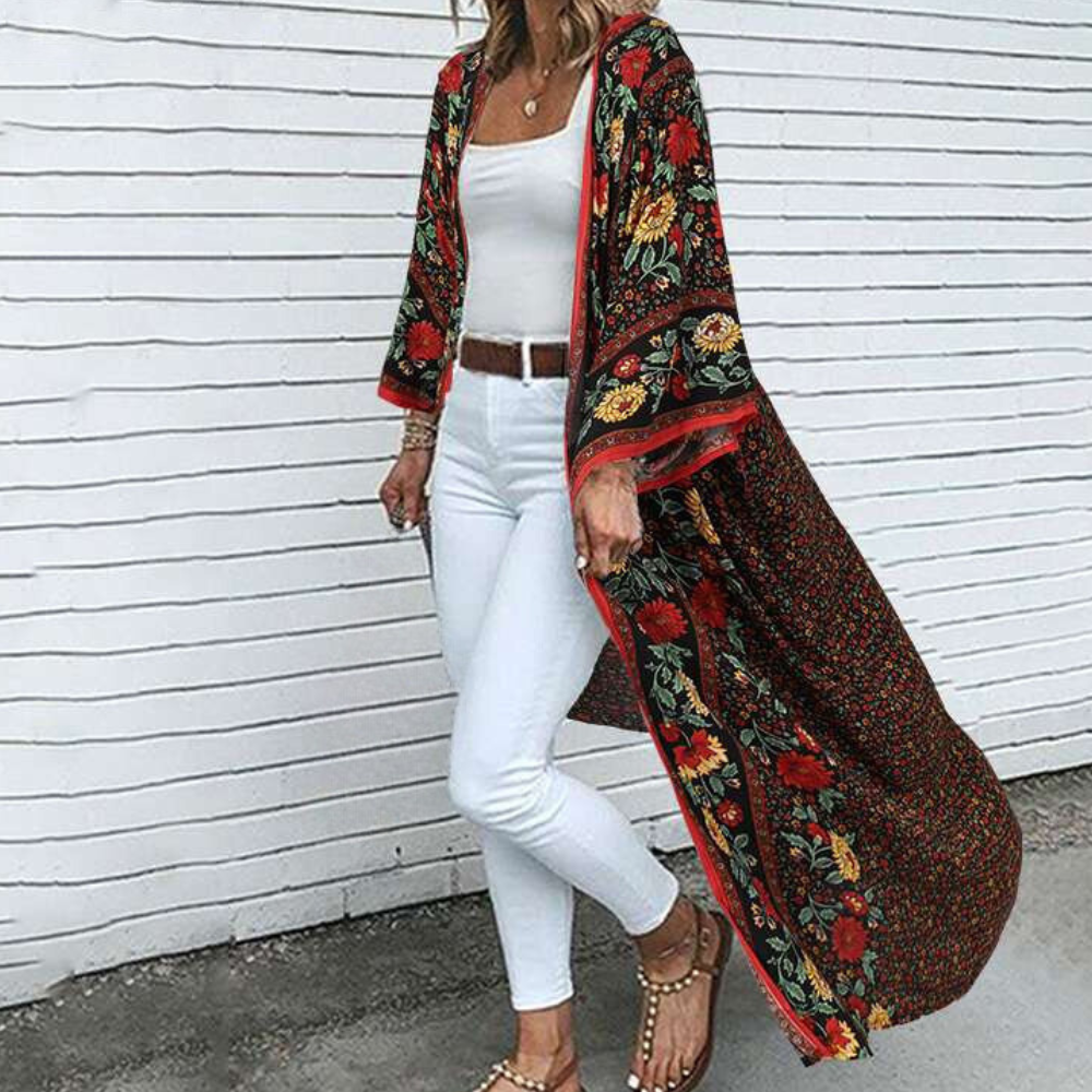 WW | Blumen Strickjacke für Den Sommer
