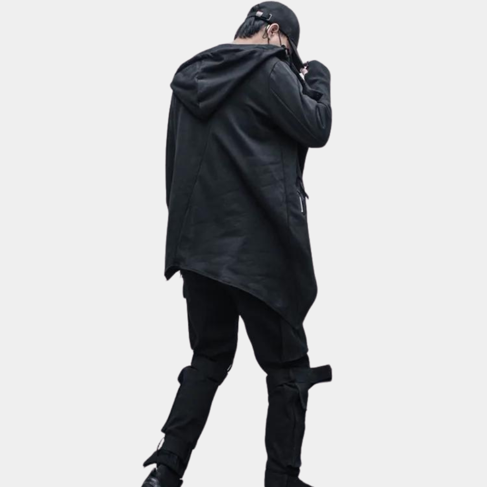 WW | Asymmetrical Men's Trench Coat