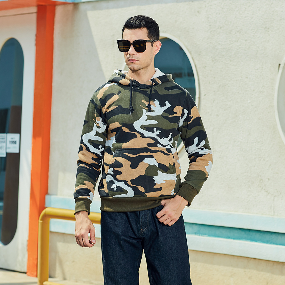 WW | Camouflage Kapuzenpullover für Herren