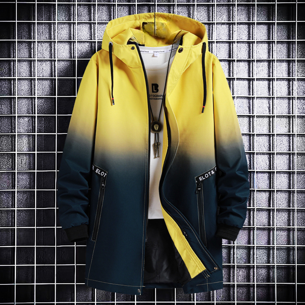 WW | Modische Herrenjacke mit Farbverlauf