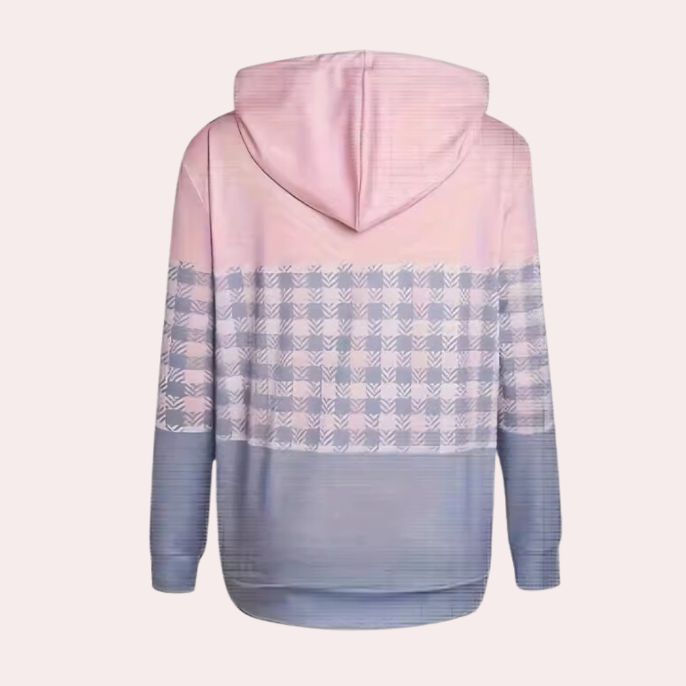 WW | Comfortable Plaid Women's Sweatshirt