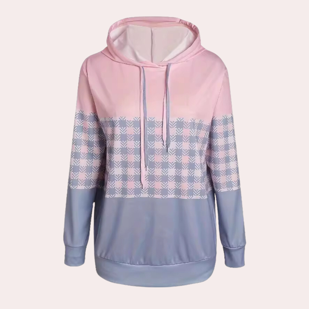 WW | Comfortable Plaid Women's Sweatshirt