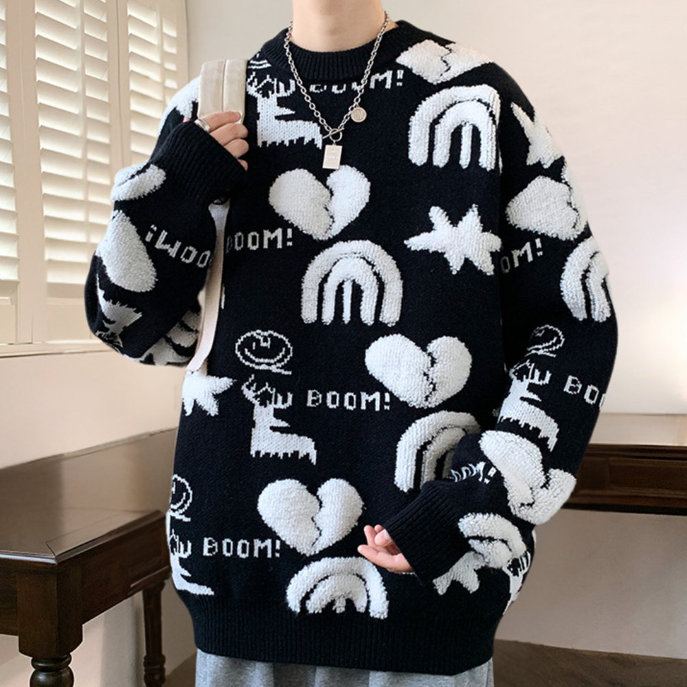 WW | Warme Strickpullover Für Herren Mit Stil
