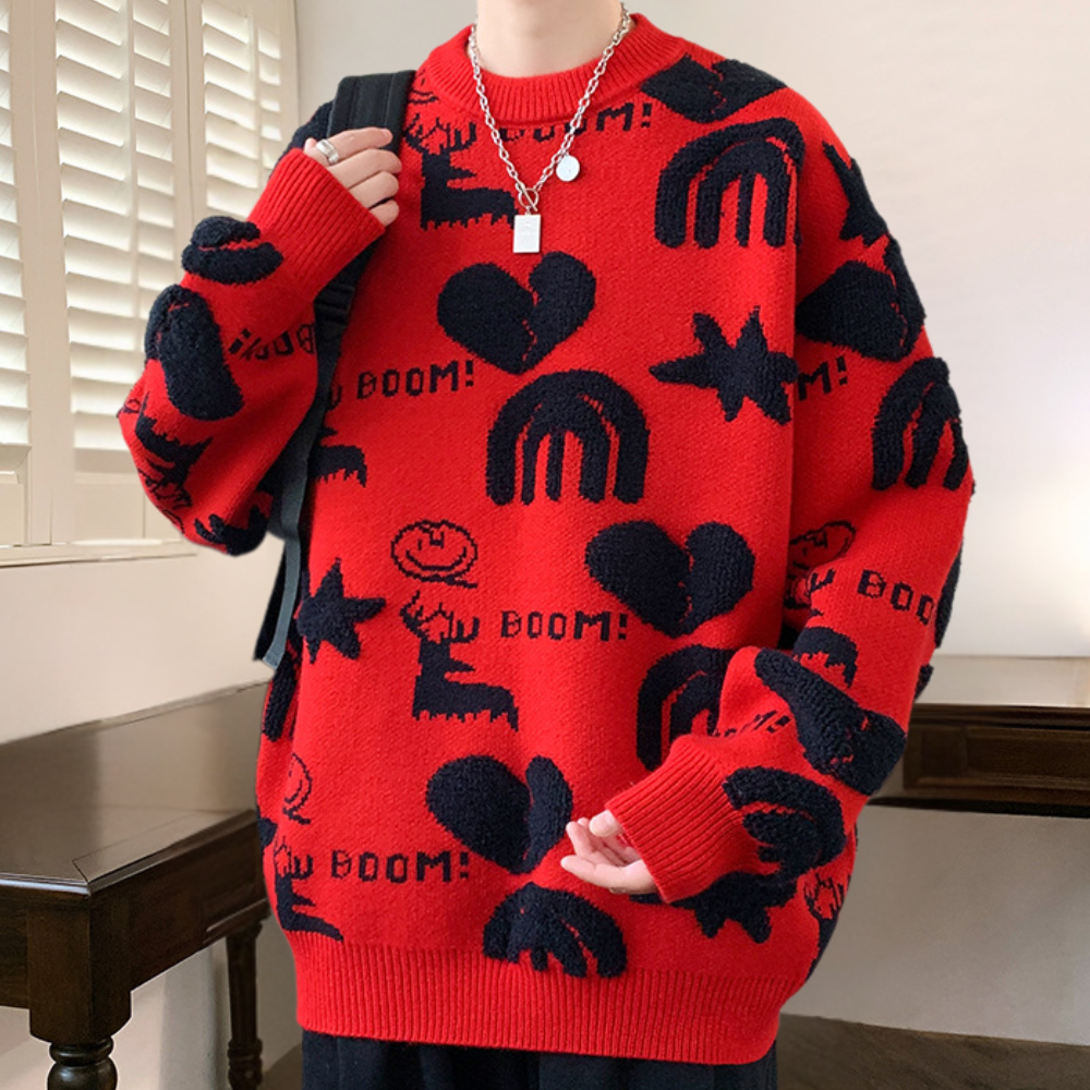 WW | Warme Strickpullover Für Herren Mit Stil