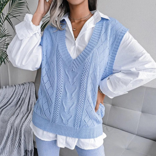 WW | Ärmelloser Pullover