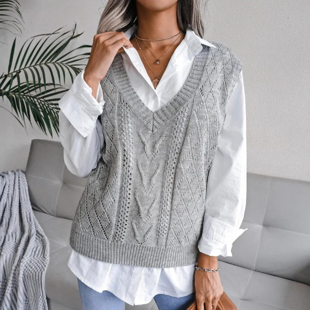 WW | Ärmelloser Pullover