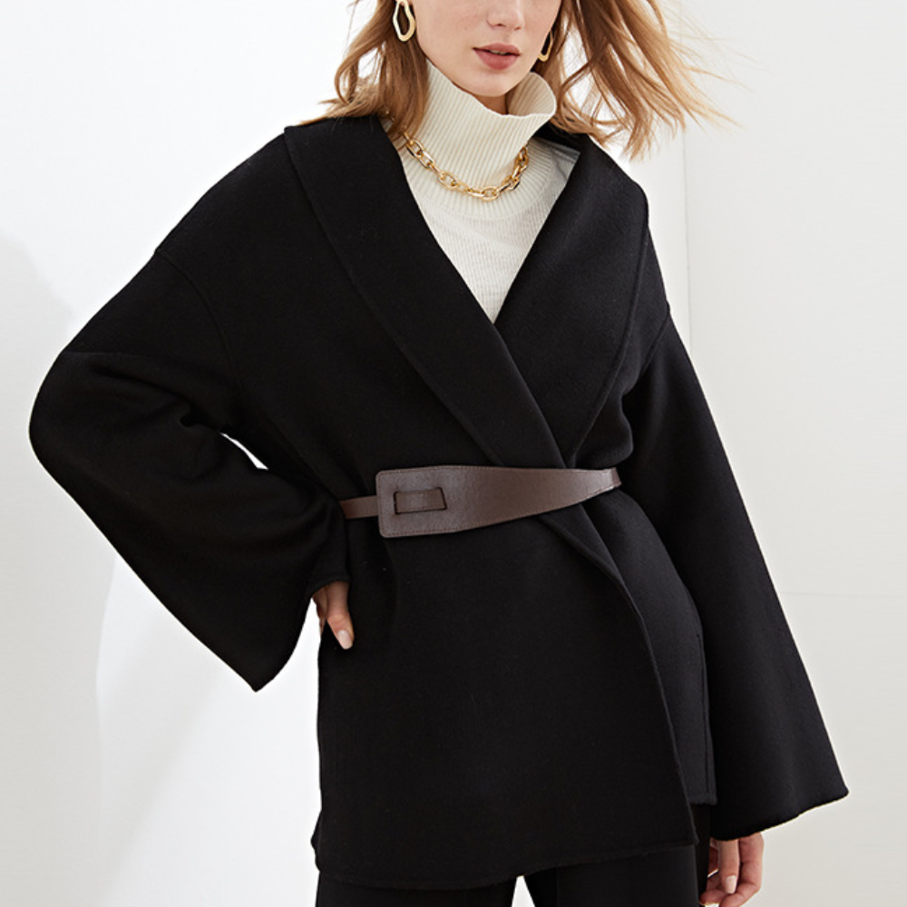 WW | Women's Wool Coat with Belt