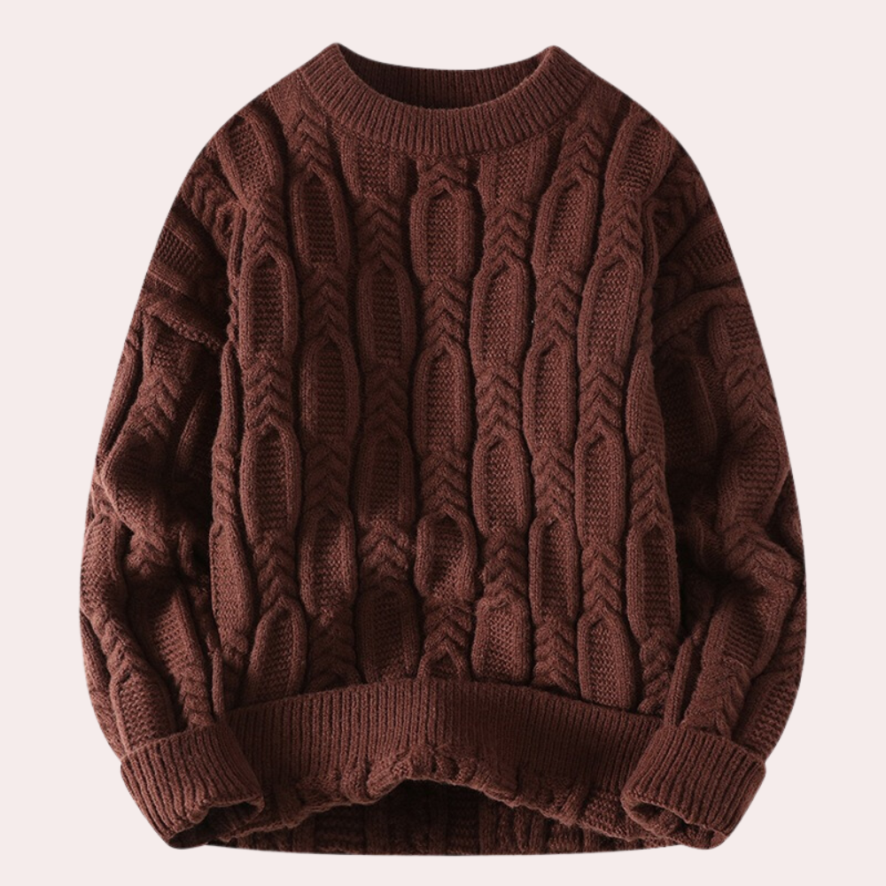 WW | Cable Knit Sweater - Warm Oversized Sweater for Autumn & Winter