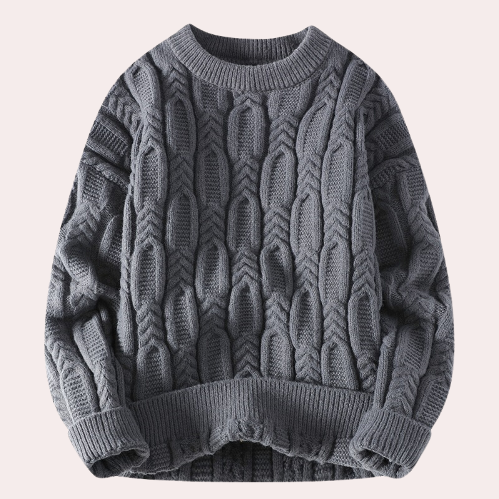 WW | Cable Knit Sweater - Warm Oversized Sweater for Autumn & Winter
