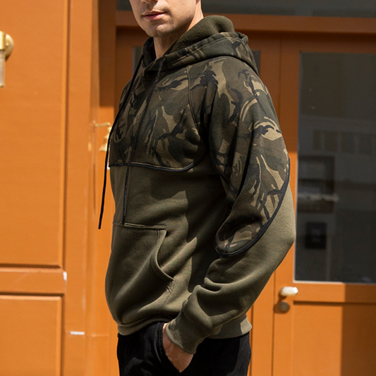 WW | Camouflage HerrenKapuzenpullover für Alltag