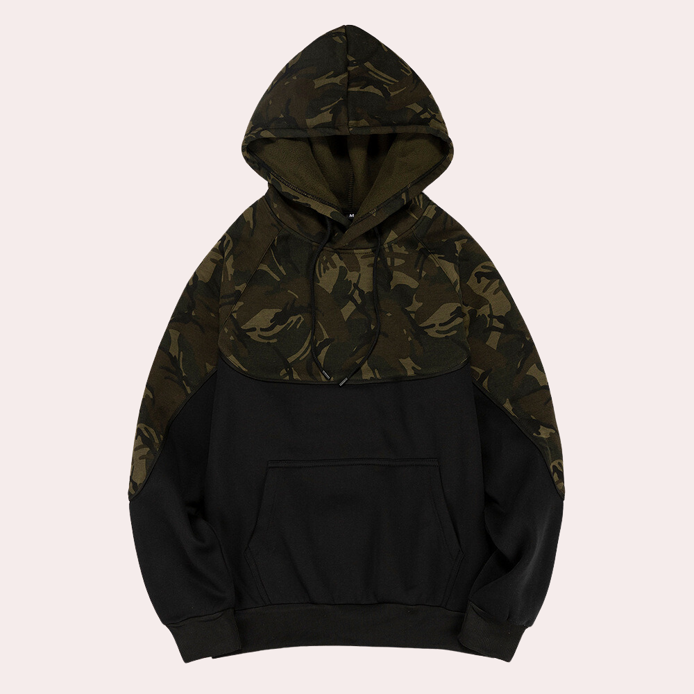 WW | Camouflage HerrenKapuzenpullover für Alltag