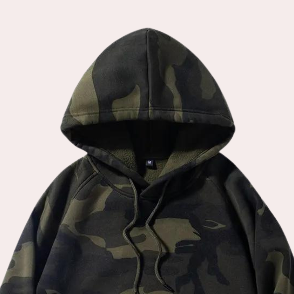 WW | Camouflage Kapuzenpullover Für Herren Stilvoll