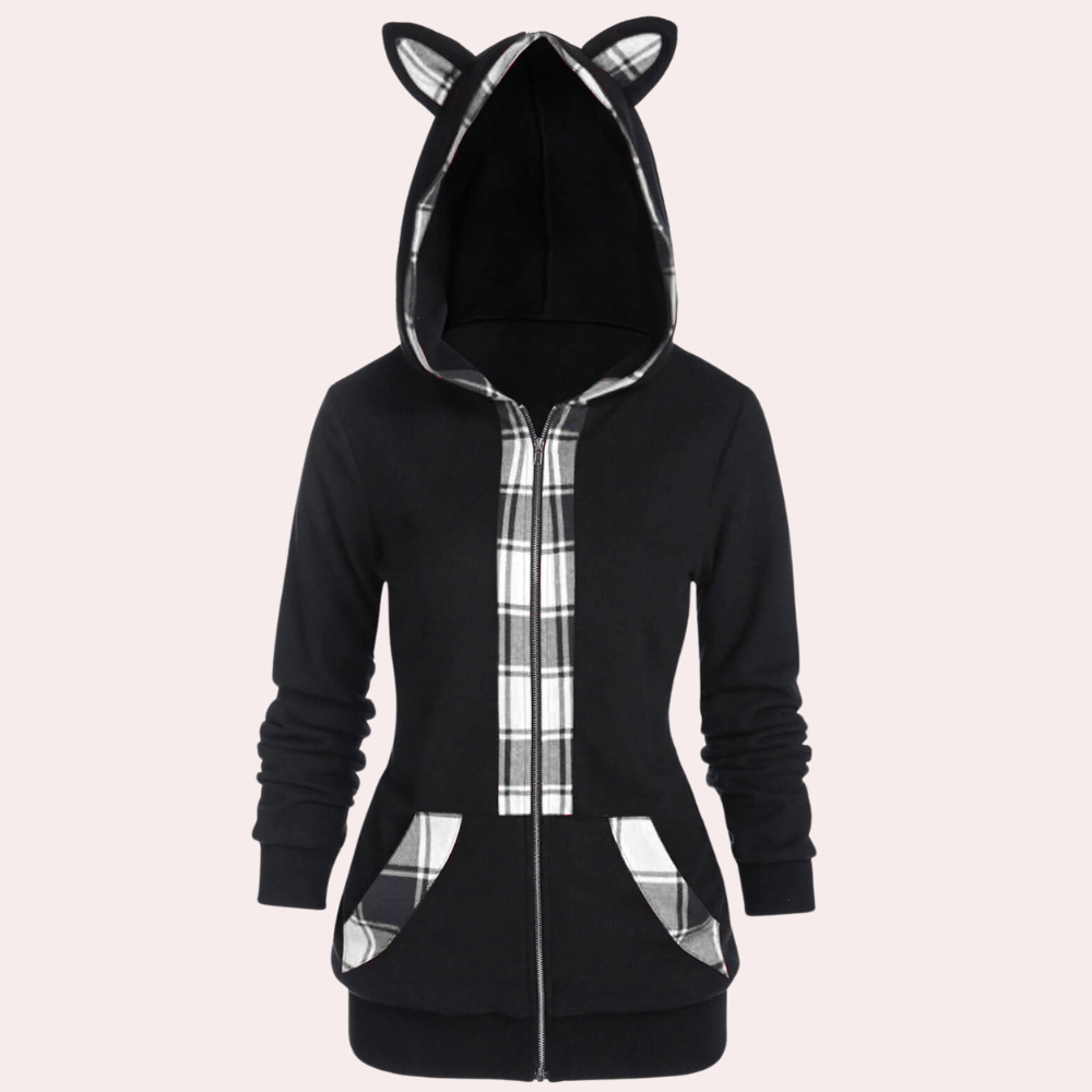 WW | Warm Coat with Cat Ears for Women