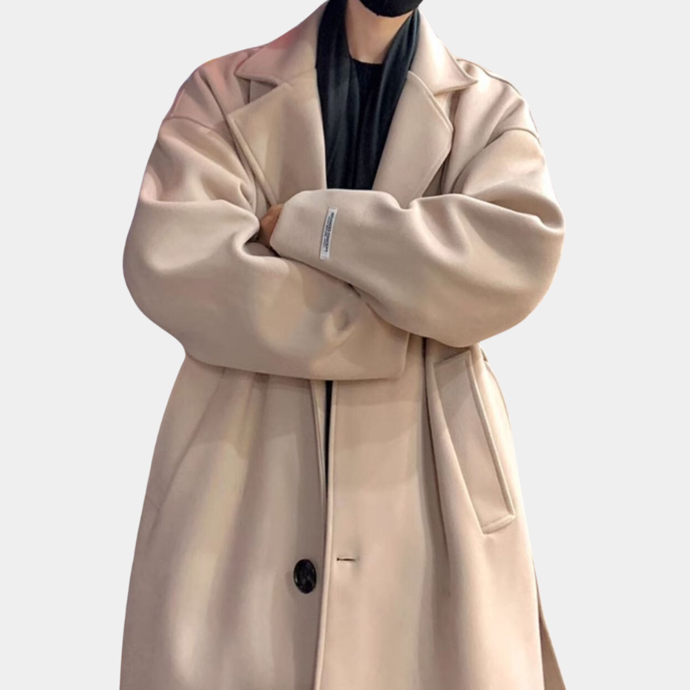 WW | Eleganter Warmer Trenchcoat Für Stilvolle Männer