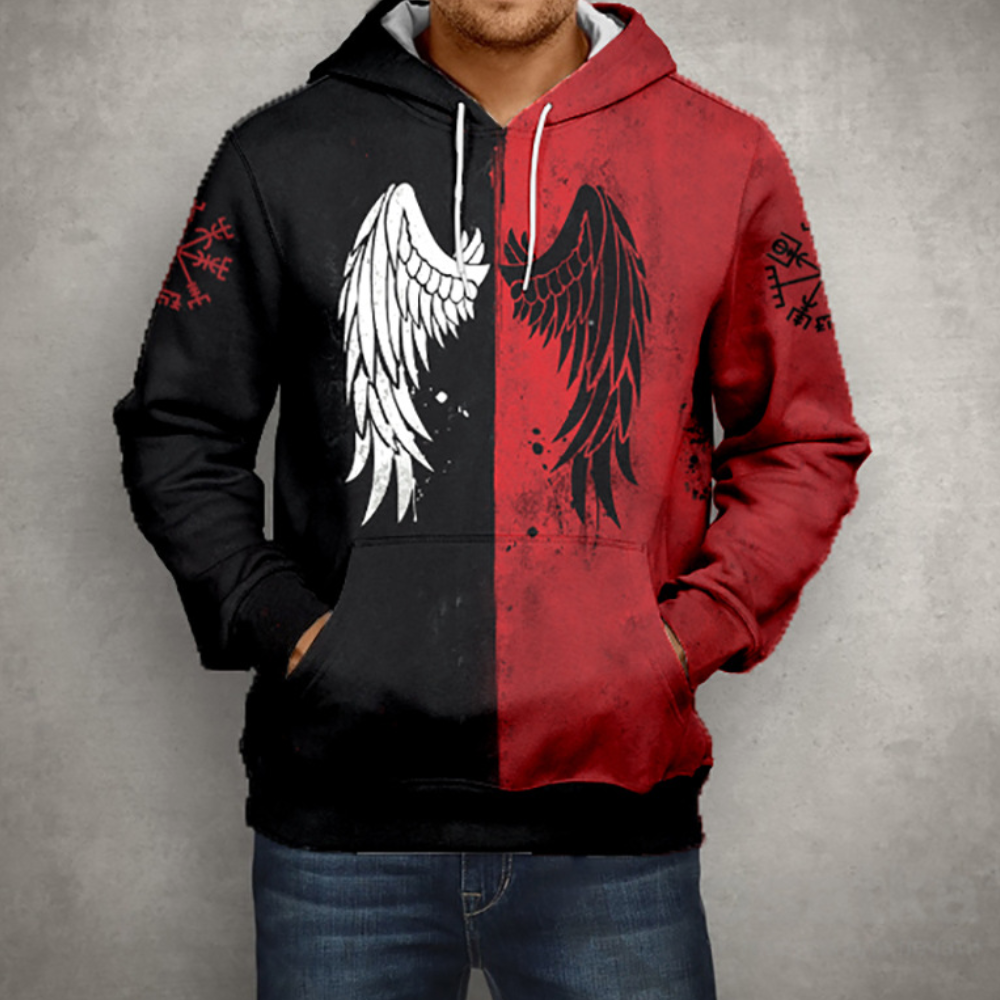WW | Modischer Herren Kapuzenpullover