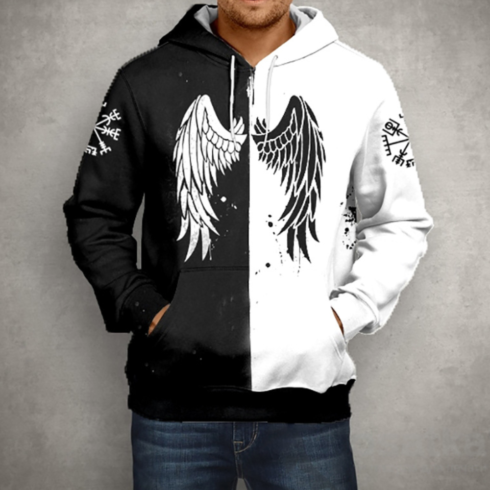 WW | Modischer Herren Kapuzenpullover