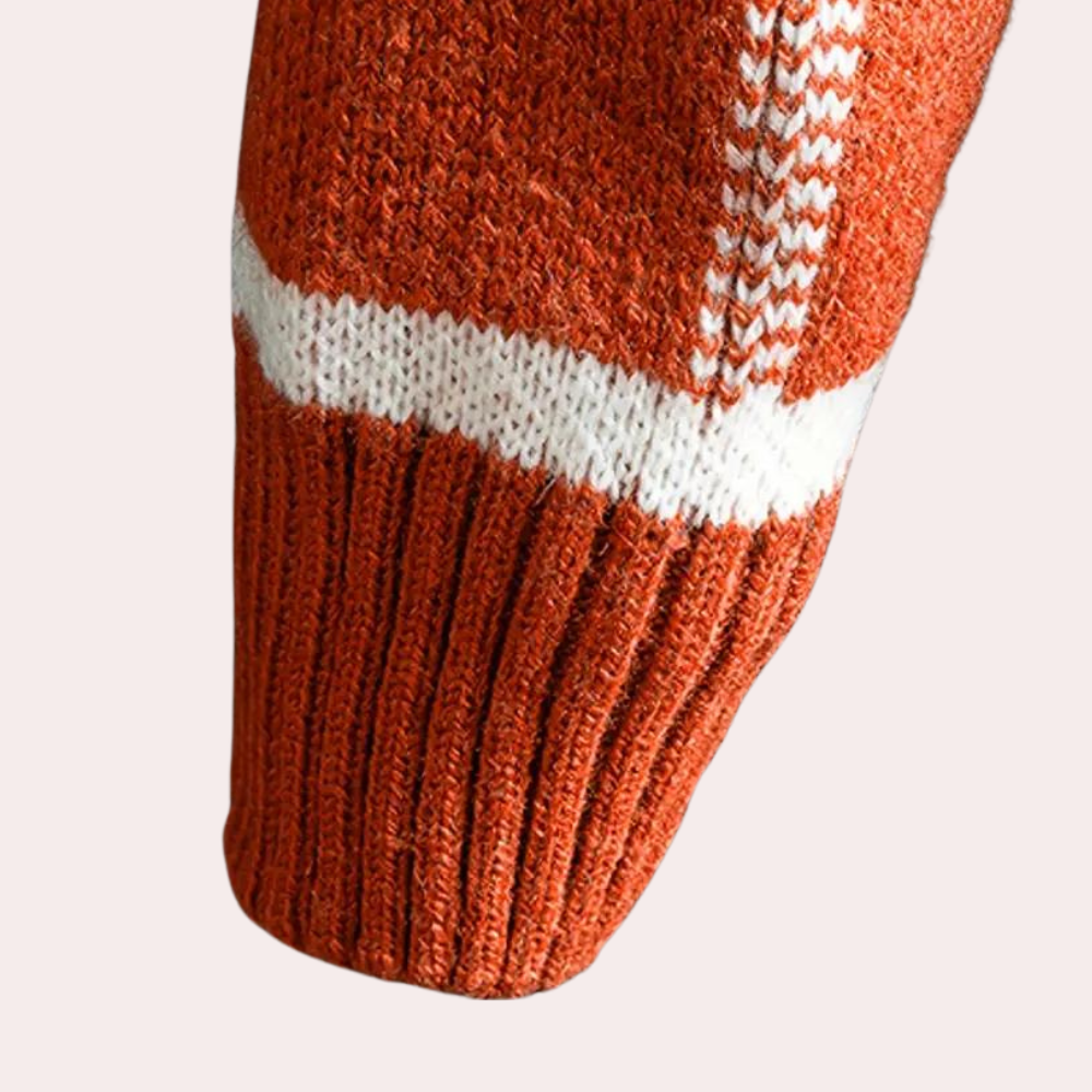WW | Herren Pullover mit Karomuster