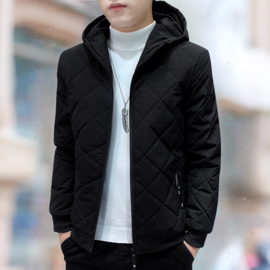 WW | Bequeme Herrenjacke Mit Kapuze Für Komfort