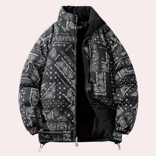 WW | Men's Reversible Jacket with Paisley Pattern