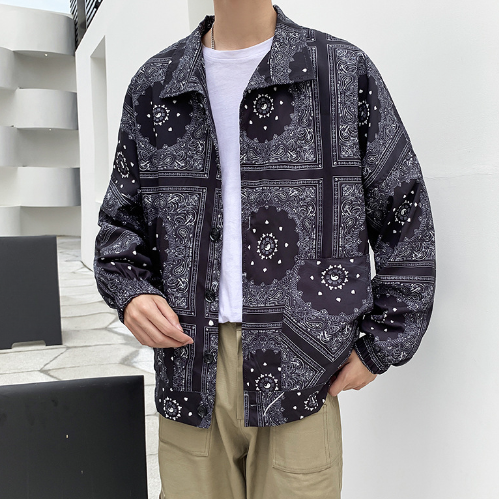 WW | Long-Sleeved Paisley Jacket