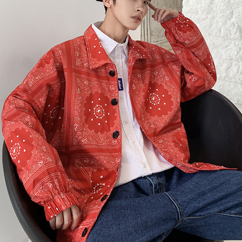 WW | Long-Sleeved Paisley Jacket