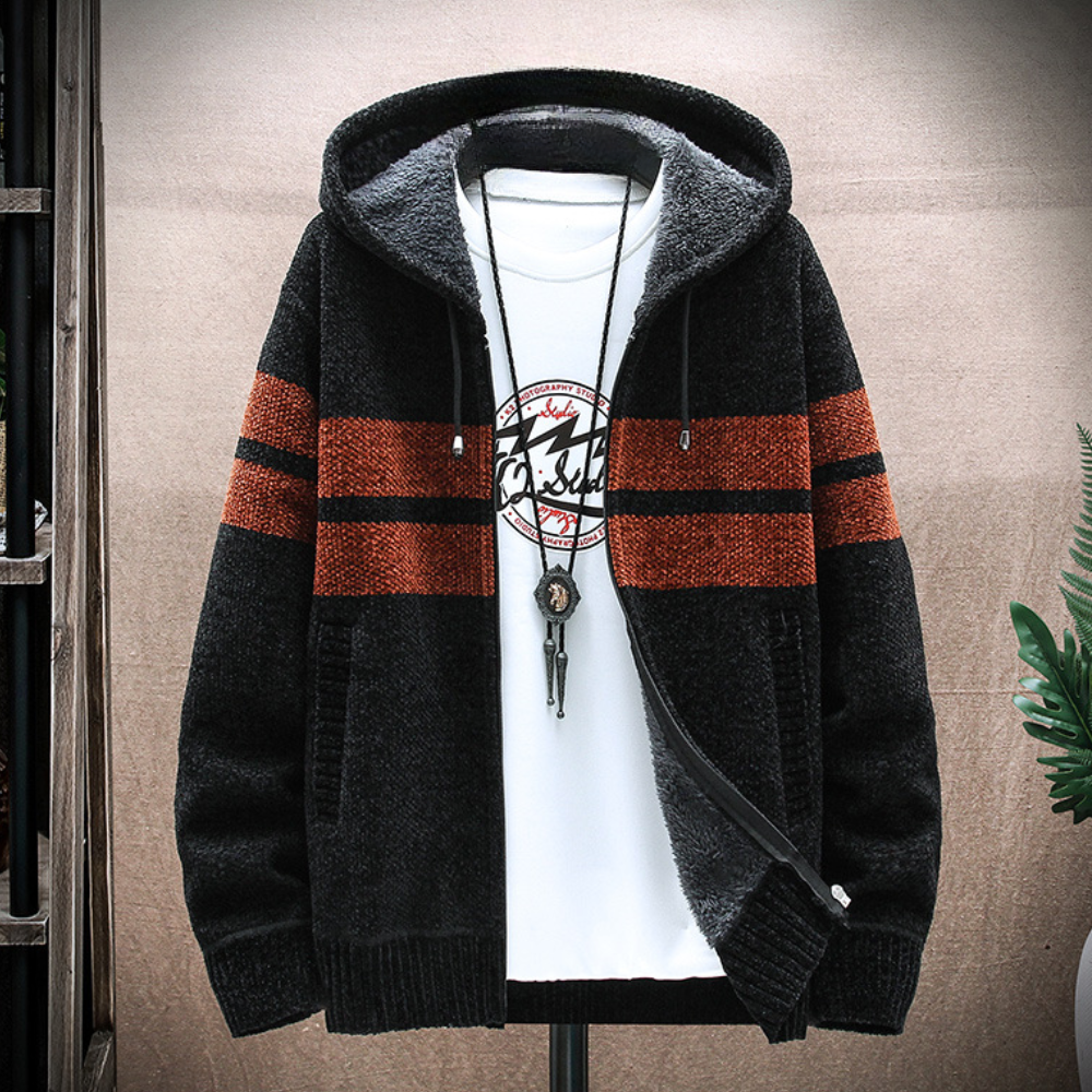 WW | Comfortable men's jacket with hood