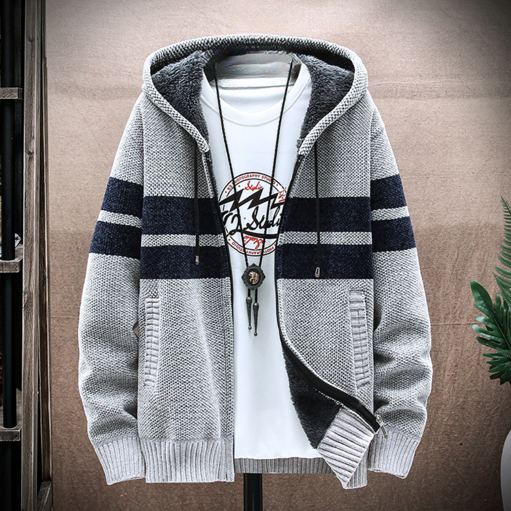 WW | Comfortable men's jacket with hood