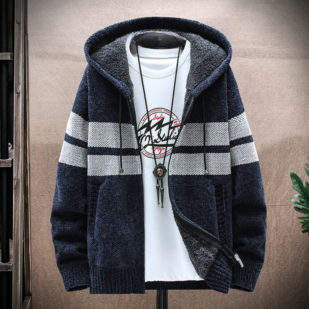 WW | Comfortable men's jacket with hood