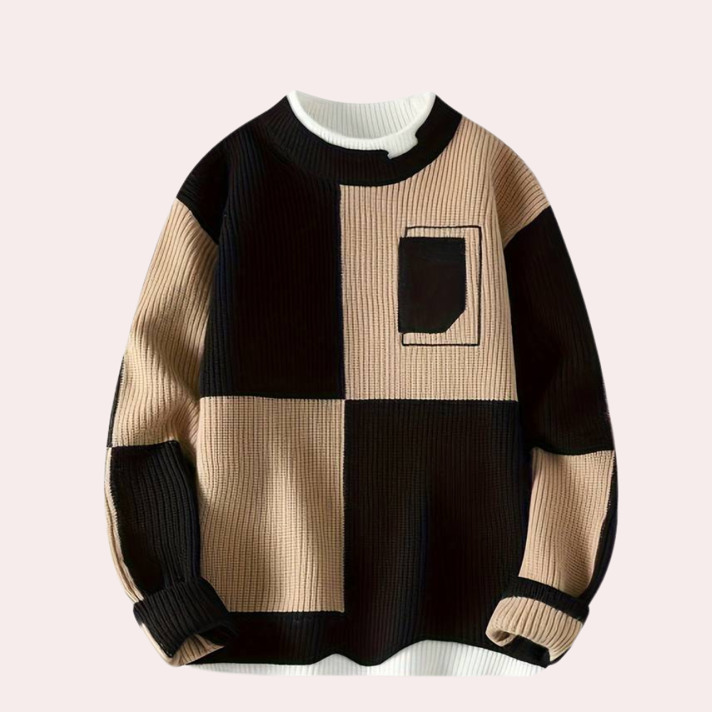 WW | Color Block Sweater for Men