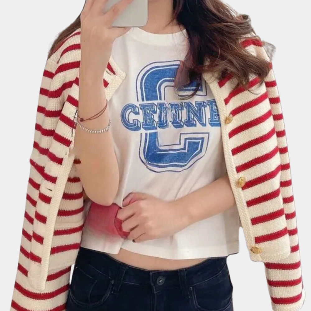 WW | Stylish Striped Cardigan for Women