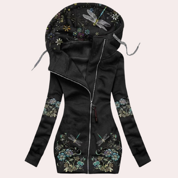 WW | Floral Zip-Up Hoodie