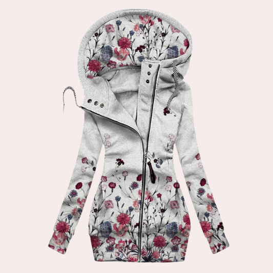 WW | Floral Zip-Up Hoodie