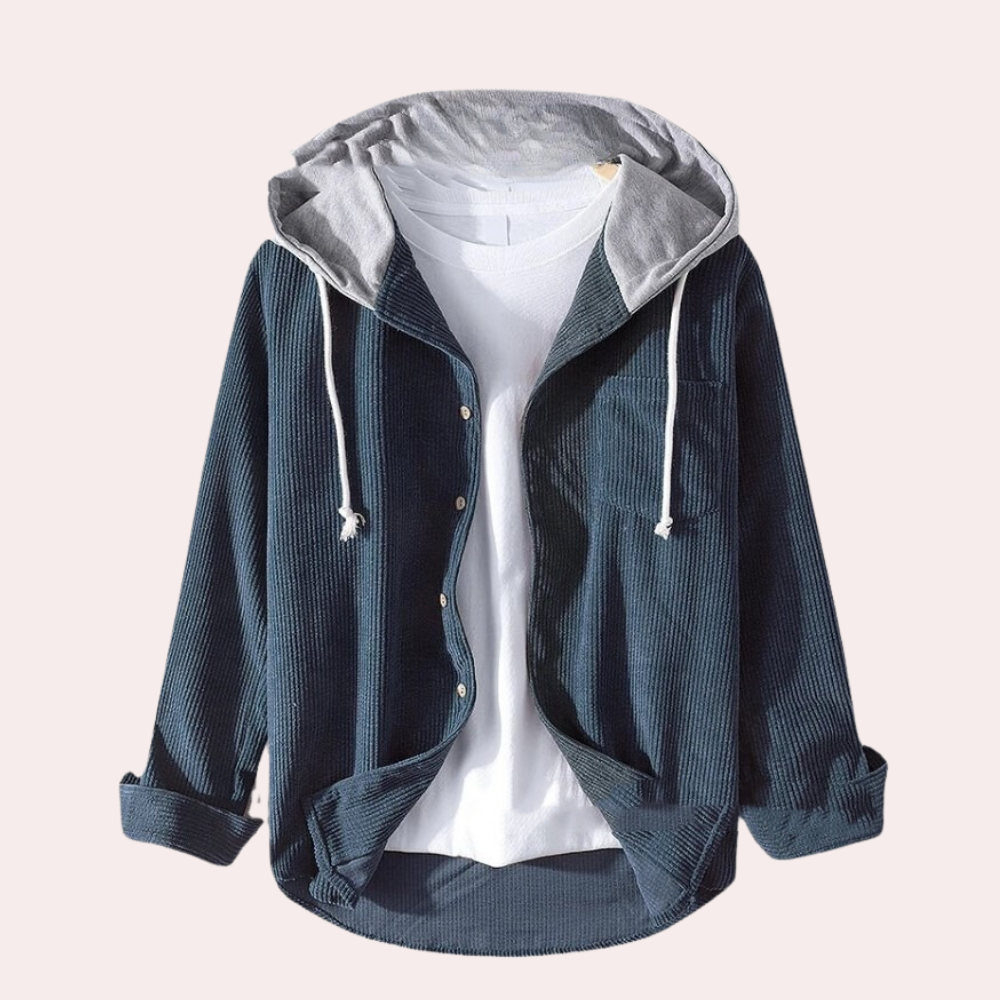 WW | Soft Hooded Jacket For Men For Leisure